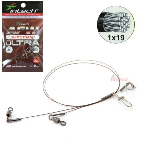 Повод 30 см AFW Surfstrand Micro Ultra 1x19 Dia 0.26 мм Test 8 кг - Intech